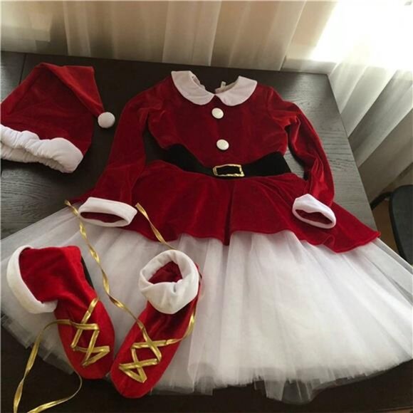 BRAND NEW Women Christmas Santa Claus Costumes 3Pcs - Picture 5 of 6